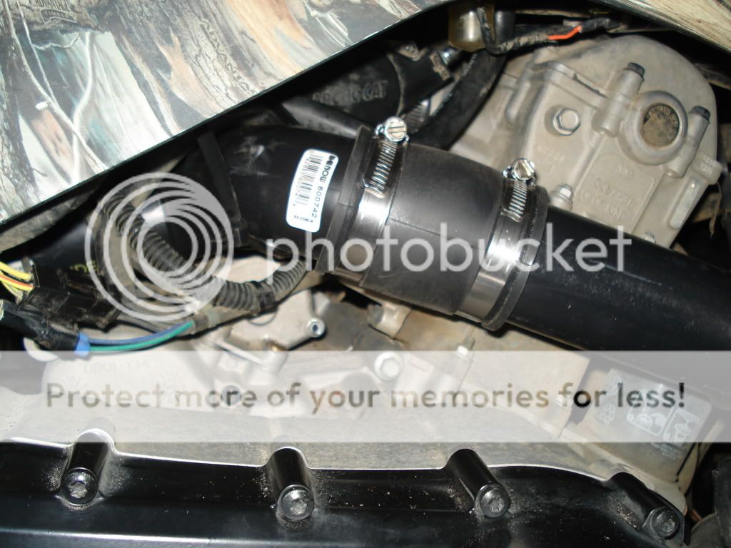 CVT Exhaust Snorkel Arctic Cat Forum